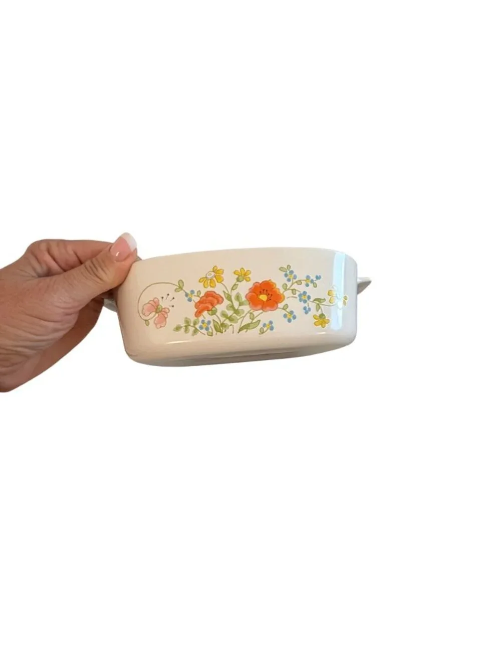 Corning Ware 2 Quart Square Casserole Dish A-2-B With Lid Vintage